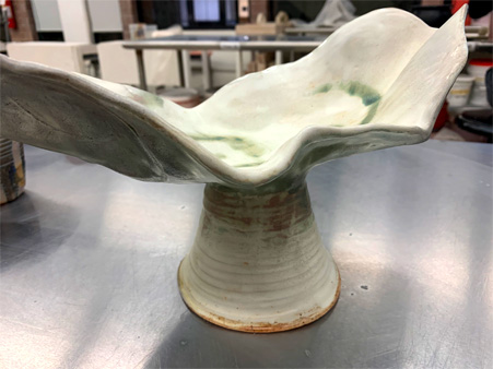 Serving Bowl on Pedistle